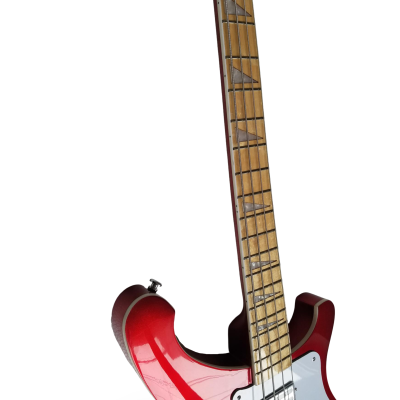 Custom Nova 4003 Metallic Burgundy Red 4 String Bass - Image 4