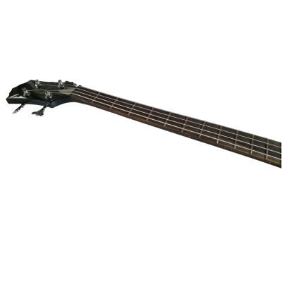 Custom Dynasty Black Gene Simmons Axe 4 String Bass Chrome Hardware - Image 5