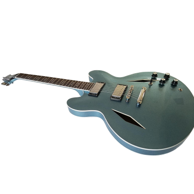 Custom Crown DG335 Dave Grohl Pelham Blue Diamond 6 String Electric Guitar - Image 4