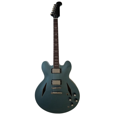 Custom Crown DG335 Dave Grohl Pelham Blue Diamond 6 String Electric Guitar - Image 8