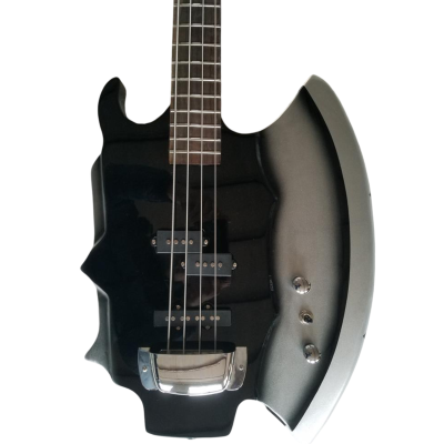 Custom Dynasty Black Gene Simmons Kiss Axe 4 String Bass - Image 6