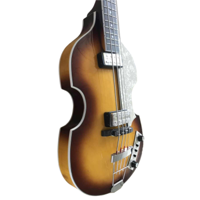 Custom Vale Vintage Sunburst McCartney Ignition Series Violin 4 String Bass - Image 3