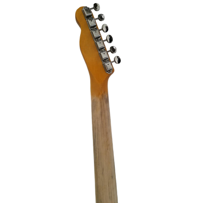 Custom Regent Olympic White Over Paisley Heavy Relic Distressed Guitar - Image 7