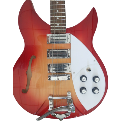 Custom Nova Fireglo 325 Fhole Electric Guitar