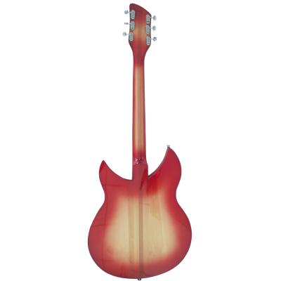 Custom Nova Fireglo 325 Fhole Electric Guitar - Image 7