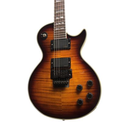 Custom Crown Tobacco Sunburst Floyd Rose Tremolo Electric Guitar