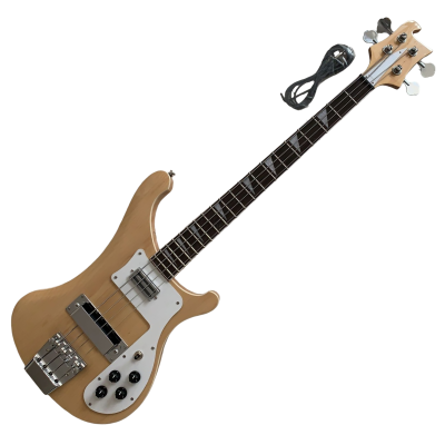 Custom Nova 4003 Mapleglo 4 String Bass White Pickguard - Image 8