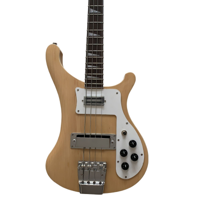 Custom Nova 4003 Mapleglo 4 String Bass White Pickguard