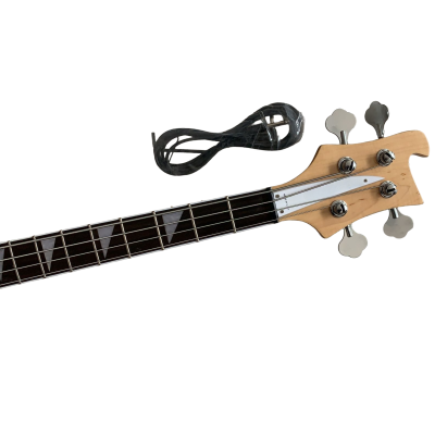 Custom Nova 4003 Mapleglo 4 String Bass White Pickguard - Image 6