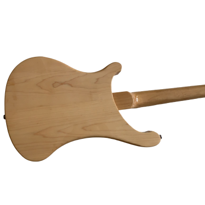 Custom Nova 4003 Mapleglo 4 String Bass White Pickguard - Image 4