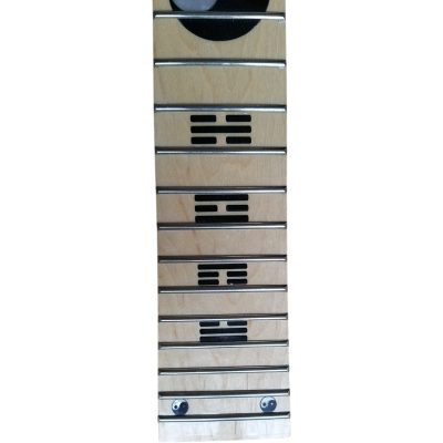 Custom Axis DIY Unfinished Jem Vai Guitar Yin Yang Graphic Maple Fretboard - Image 5
