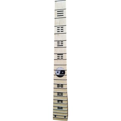 Custom Axis DIY Unfinished Jem Vai Guitar Yin Yang Graphic Maple Fretboard - Image 6