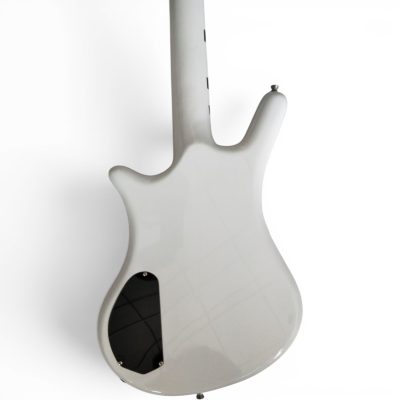 Custom Pulse Corvette Prince Alphine White 4 String Bass Chrome Hardware - Image 5