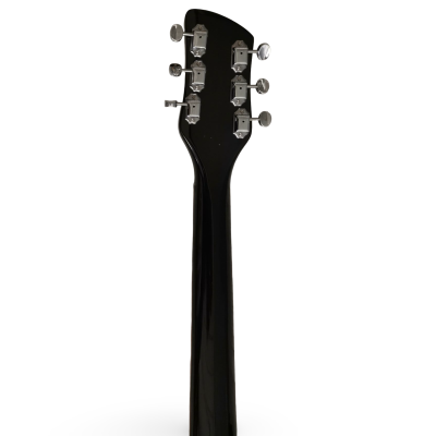 Custom Nova Jetglo Black 325 21 Inch Lennon 6 String Electric Guitar Padauk Fretboard Bigsby Tremolo - Image 6