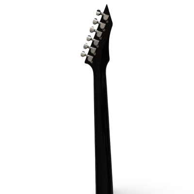 Custom Norturne Stealth Onyx Black Finish Chuck Electric Guitar - Image 4