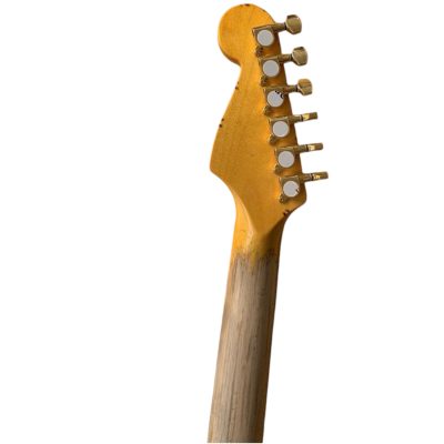 Custom Regent SRV Heavy Aged Relic Finish Stevie Ray Sunburst Electric Guitar - Image 8