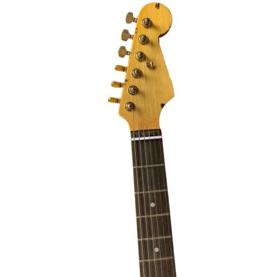 Custom Regent SRV Heavy Aged Relic Finish Stevie Ray Sunburst Electric Guitar - Image 4