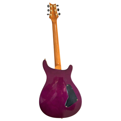 Custom Monarch Orianthi Blooming Lotus Purple Iris Burst Flamed Maple Wood Top Electric Guitar - Image 4