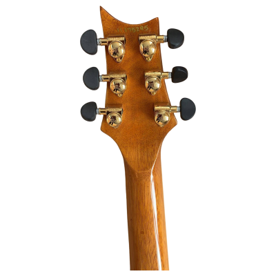 Custom Monarch Orianthi Blooming Lotus Purple Iris Burst Flamed Maple Wood Top Electric Guitar - Image 3