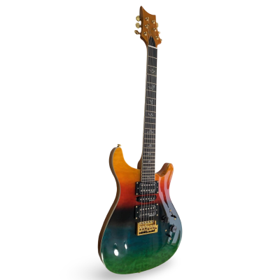 Custom Monarch Prism Al Di Meola Quilted Maple Top Electric Guitar - Image 5