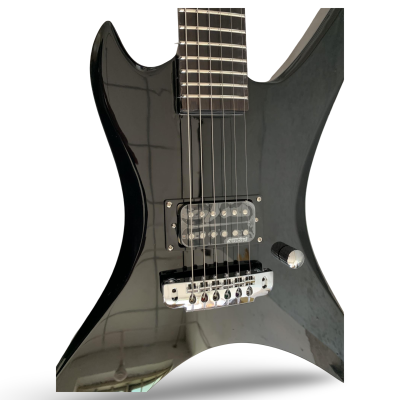 Custom Norturne Stealth Onyx Black Finish Schuldiner Electric Guitar - Image 7