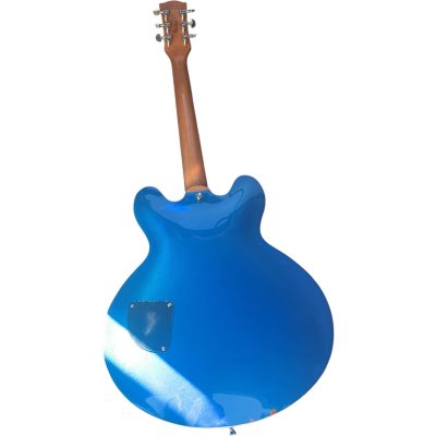 Custom Crown Riviera ES333 Tom DeLonge Pelham Blue Fhole Semi Hollow Jazz Electric Guitar - Image 2