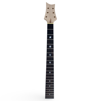 Custom Monarch DIY Unfinished Neck Bolt On 22 Fret Star Inlay Mother Of Pearl Guitar Neck