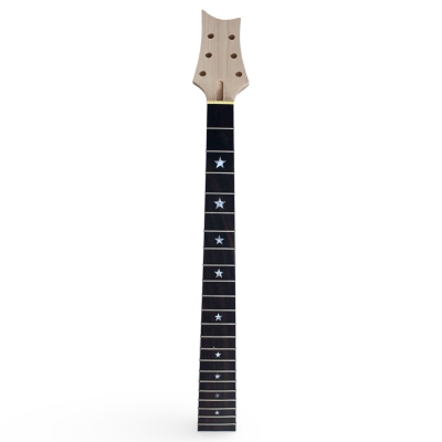 Custom Monarch DIY Unfinished Neck Bolt On 22 Fret Star Inlay Mother Of Pearl Guitar Neck