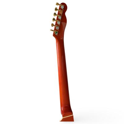 Custom Regent Fhole Translucent Orange Stain Paul Waller Masterbuilt Bigsby Hollow Body Guitar - Image 2