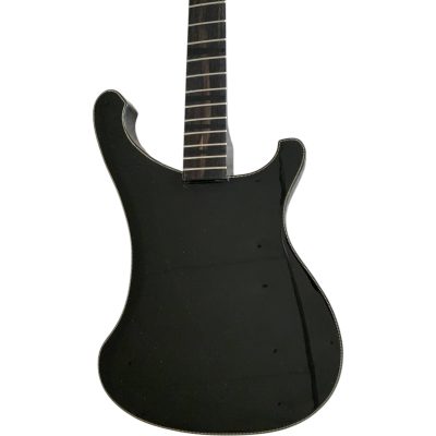 Custom Nova DIY Unfinished Jetglo 4003 4 String Bass Do It Yourself Black Inlay