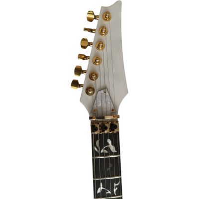 Custom Axis SVAI White Jem Floyd Rose Tremolo Electric Guitar - Image 5
