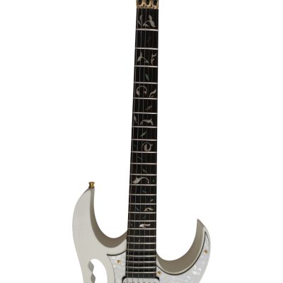 Custom Axis SVAI White Jem Floyd Rose Tremolo Electric Guitar - Image 3