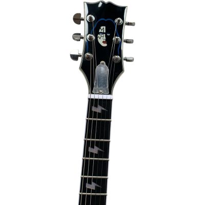 Custom Crown Ace Frehley Budokan Robot Blue Sparkle Burst Electric Guitar - Image 4