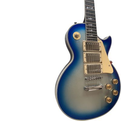Custom Crown Ace Frehley Budokan Robot Blue Sparkle Burst Electric Guitar - Image 3