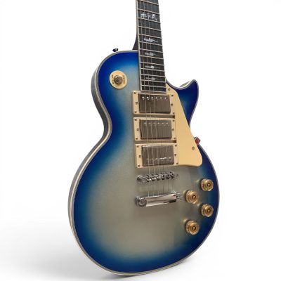 Custom Crown Ace Frehley Budokan Robot Blue Sparkle Burst Electric Guitar