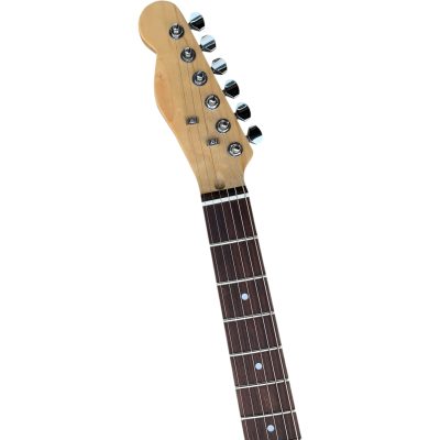 Custom Regent Transparent Blue Left Handed Clapton White Pickguard Electric Guitar - Image 3