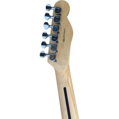 Custom Regent Transparent Blue Left Handed Clapton White Pickguard Electric Guitar - Image 5