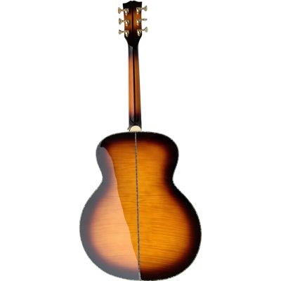 Custom Crown J200 Harrison Sunset Burst Abalone Acoustic Guitar - Image 5