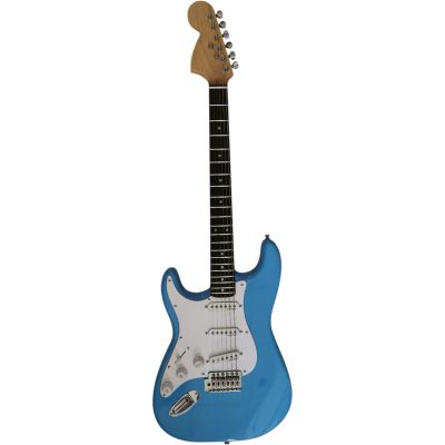 Custom Regent Daphne Blue Finish Electric Guitar Lefty - Image 2