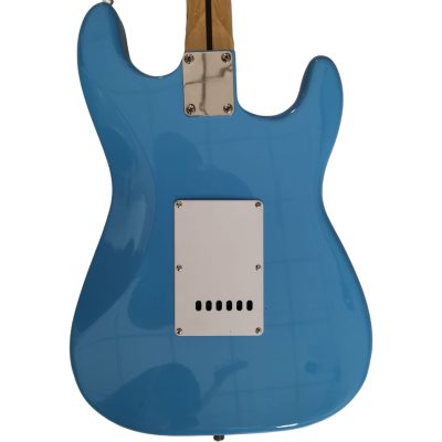 Custom Regent Daphne Blue Finish Electric Guitar Lefty - Image 7