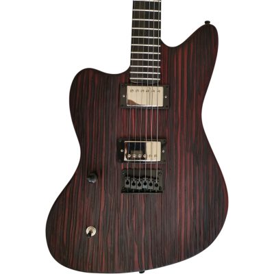 Custom Regent Jim Root Sandblasted Crimson Red Transparent Finish Jazzmaster Guitar