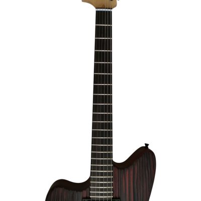 Custom Regent Jim Root Sandblasted Crimson Red Transparent Finish Jazzmaster Guitar - Image 5