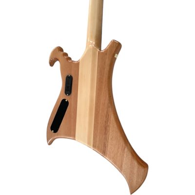 Custom Pulse Buzzard Natural John Entwistle 4 String Bass Number Fretboard Inlays - Image 5