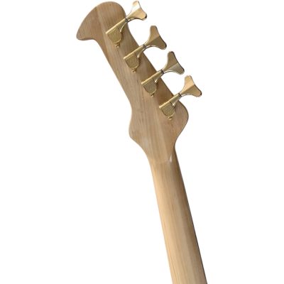 Custom Pulse Buzzard Natural John Entwistle 4 String Bass Number Fretboard Inlays - Image 6