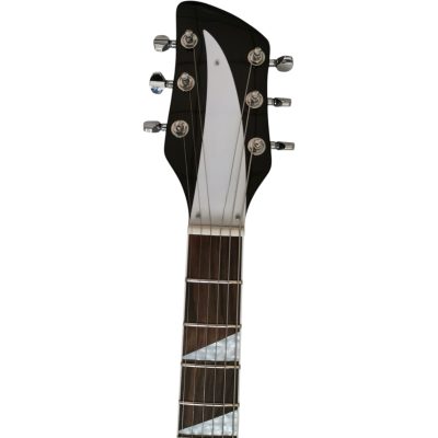 Custom Nova Left Handed Jetglo Black 620 Solid Body Guitar Toaster Pickups - Image 5
