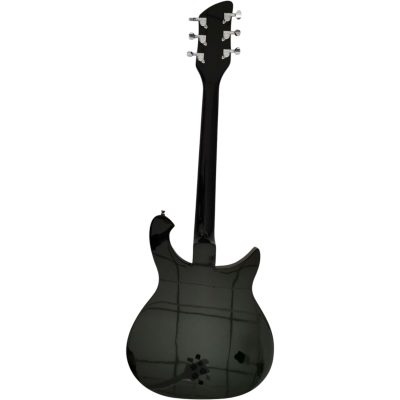 Custom Nova Left Handed Jetglo Black 620 Solid Body Guitar Toaster Pickups - Image 3