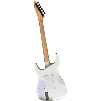 Custom Obsidian Kirk Ouija Board White Good Bye Guitar Natural Maple Finish Back Neck - Image 7
