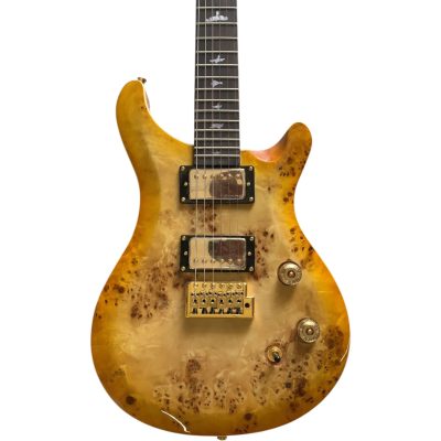 Custom Monarch Santana Birdseye Amber Finish Electric Guitar