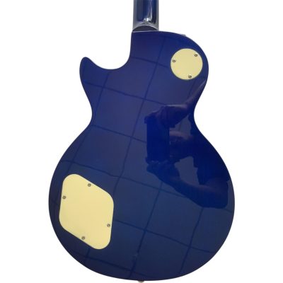 Custom Crown Standard Blue Purple Burst Flamed Maple Top Guitar - Image 2
