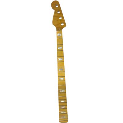 Custom Regent DIY 4 String Jazz Bass Unfinished Natural Tiger Maple Neck - Image 7